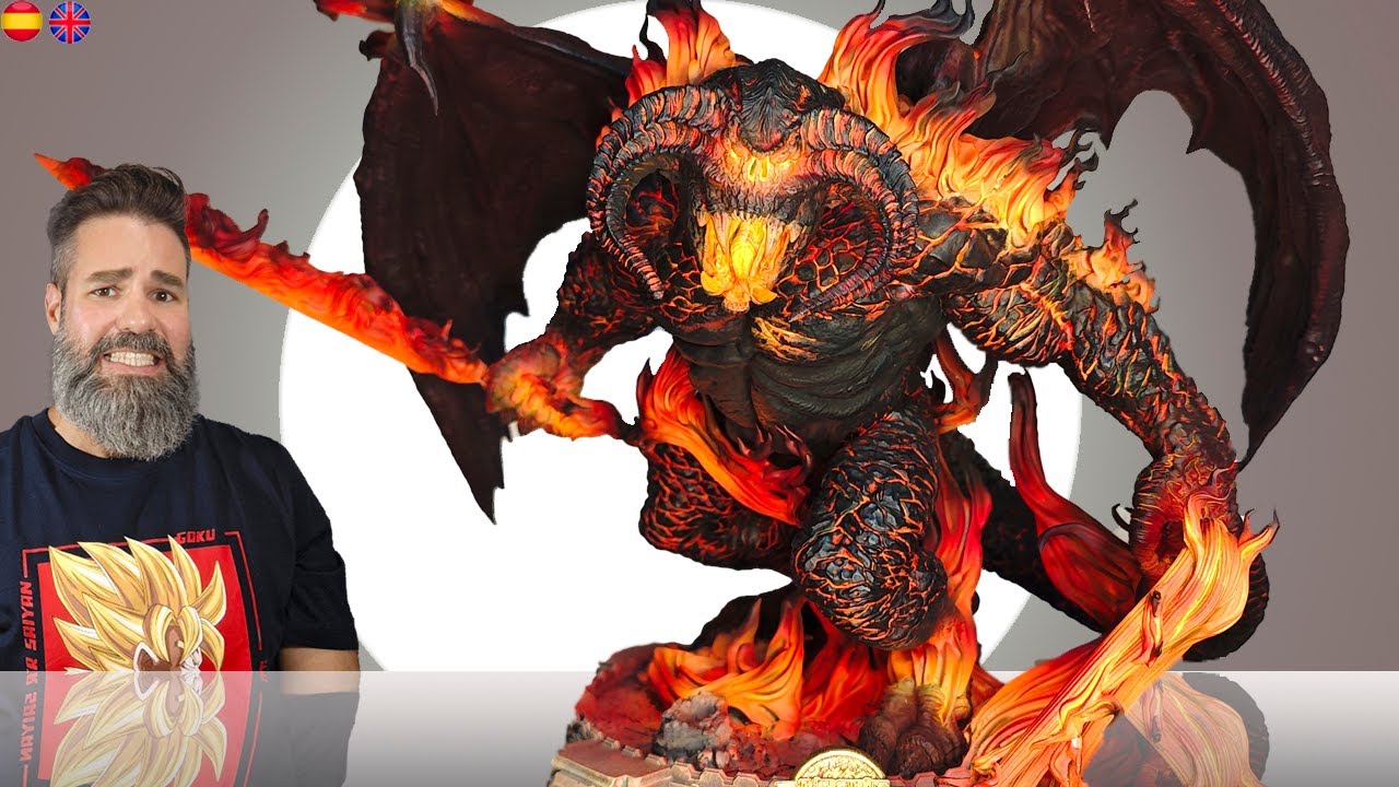 🥇 ESTO NO DEBERÍA VERSE TAN REAL… | Pintando un BALROG en Resina 🔥