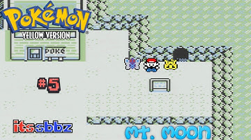 A rocky trip through Mt Moon - Pokémon Yellow: #5 - itssbbz