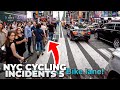 NYC Cycling Incidents Compilation 5 - Mid Summer 2018 (Aggressive drivers, Bike salmon)