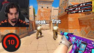 D0cC JOINS STREAMER FACEIT LOBBY (ft. neok & ErycTriceps)