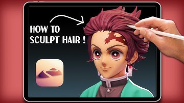 How to Sculpt Hair in Nomad Sculpt - Easy Beginner Guide