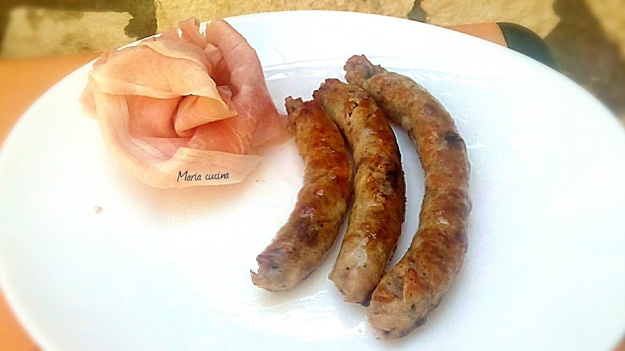 salsiccia arrostita - YouTube