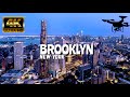 Brooklyn new york in 4k by drone  amazing view of brooklyn new york