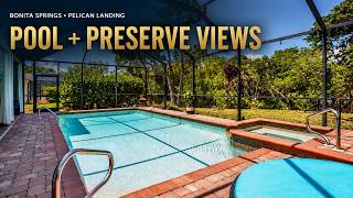 Bonita Springs Florida Pool Home With Preserve Views in Pelican Landing Bonita Springs Florida Pool Home With Preserve Views in Pelican Landing