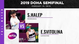 Simona Halep vs. Elina Svitolina | Full Match | 2019 Doha Semifinal