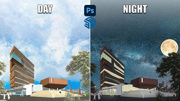 1 Project & 2 Different Visualizations-Day & Night-in Architecture!