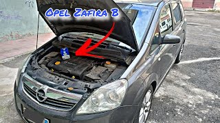 Opel Zafira B Как заменить топливный фильтр Опель Зафира Б