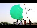 We Made Largest Sky Lantern- Hot Air Balloon | क्या यह हवा में ऊपर उठ पाएगा? Super Results