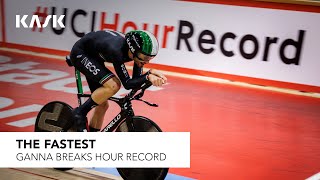 🕑 Ganna beats the UCI Hour Record wearing KASK Bambino Pro ⚡