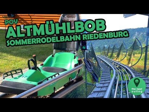 AltmühlBOB Mountain Coaster | On Ride POV | Sommerrodelbahn Riedenburg, Germany