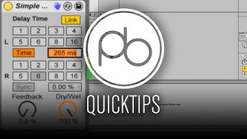 Ableton Live Sound Design Quick Tip: Using Simple Delay for Pitch Effects