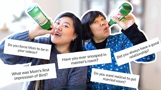 TRUTH OR DRINK with MOM! *answering JUICY questions*
