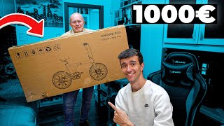 PAPÀ TI REGALO 1000 EURO di BICI ELETTRICA CHE SOGNAVI da TEMPO! (commosso)