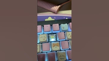 Decorating My keyboard part 26: U#mykeyboard #cat #keyboard #diy #cutecats #cutecat #cute #decorate