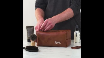 Personalized Vegan Leather Dopp Kit | CLV-5102