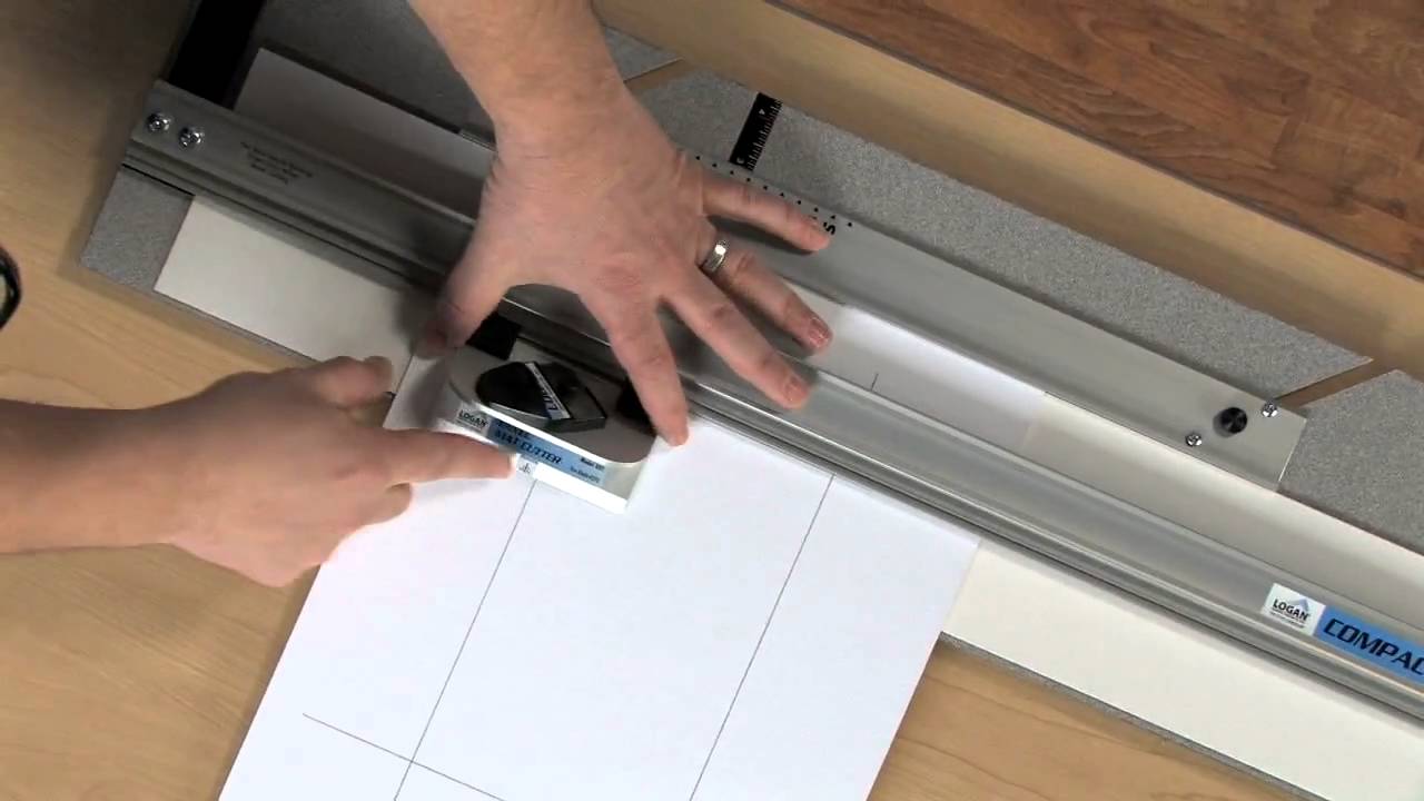 Logan Compact Classic Mat Cutter - YouTube