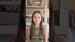 GRWM for a day on set 🎬✨