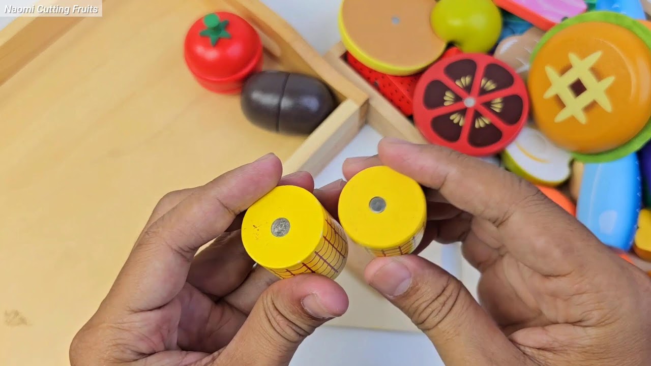 Satisfying Video | Drop Fruits and Vegetables with Candy in Red Pool ASMR