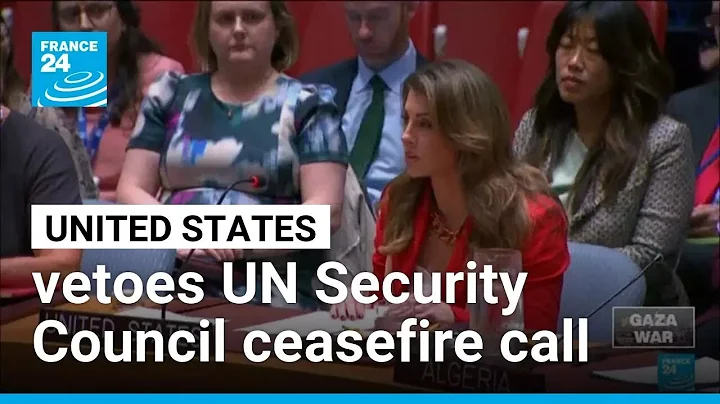 US blocks UN draft resolution for Gaza ceasefire • FRANCE 24 English