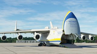 MSFS 2020 | Antonov An-225 Mriya flying at Hostomel Airport