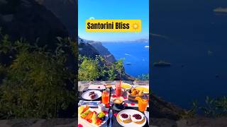 POV: Santorini Morning Views 💙🏝️ | Greece Escape #shorts