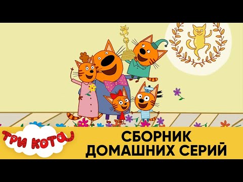 Три Кота | Сборник домашних серий | Мультфильмы для детей 2021😍