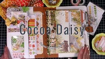 Planner Set Up Cocoa Daisy Serengeti Kit