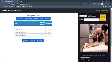 Google Cloud vision Object detection website