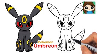 How to Draw Umbreon | Pokemon