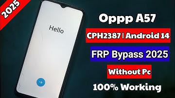 Oppo a57 frp bypass without pc | new method 2025 | bypass google account oppo a57 | android 14/15 |