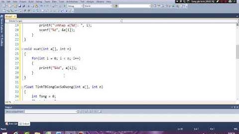 140: Tính trung bình cộng các số dương trong mảng 1 chiều các số thực