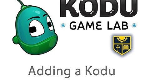 Adding a KODU with basic controls