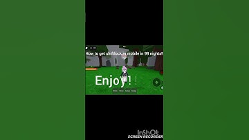 How to get shiftlock in mobile   #99nightintheforest  #roblox  #fypシ  #BFDI
