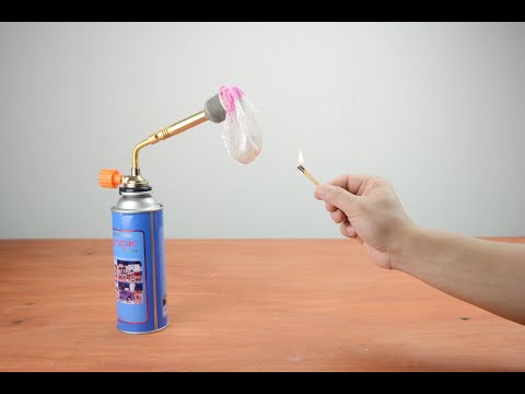 EXPERIMENT ! Membuat Lampu Menggunakan Blow Gas Torch