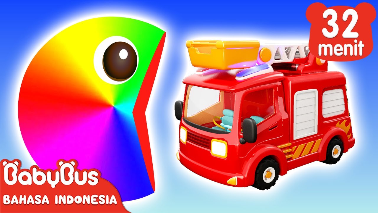 Truk Pemadam Kebakaran & Pacman | Kartun Anak | Lagu Anak-anak | BabyBus Bahasa Indonesia