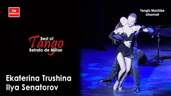 Tango dance performance. 💃🕺Ekaterina Trushina and Ilya Senatorov with “Solo Tango Orquesta”. Танго.