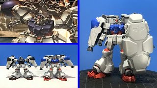 【機動戦士ガンダム戦場の絆】新たに武装追加！HGUC 1/144 ガンダムGP02A(MLRS仕様)サイサリス：素組み版