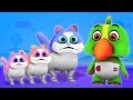 tiga anak kucing kecil  | Lagu Anak | kartun anak | Three Little Kittens | Little Treehouse