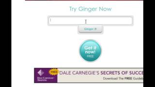 Try Ginger for writing help screenshot 2