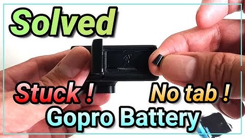 4 Techniques How to Remove GOPRO Battery - Swollen with Broken Battery Tab or Ribbon #goprohero7