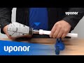 25 mm-es Uponor Q&E kötés Milwaukee M18-al