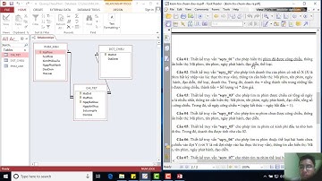 [MS Access] - Bài tập Table, Query