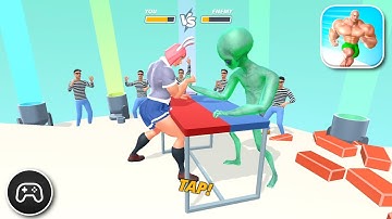 Muscle Rush: Smash Running - Gameplay Walkthrough Part 85 - Game Levels 384-387 (iOS, Android)