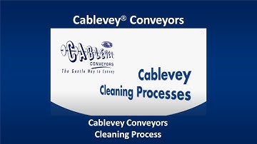 Cablevey Conveyors cleaning processes video