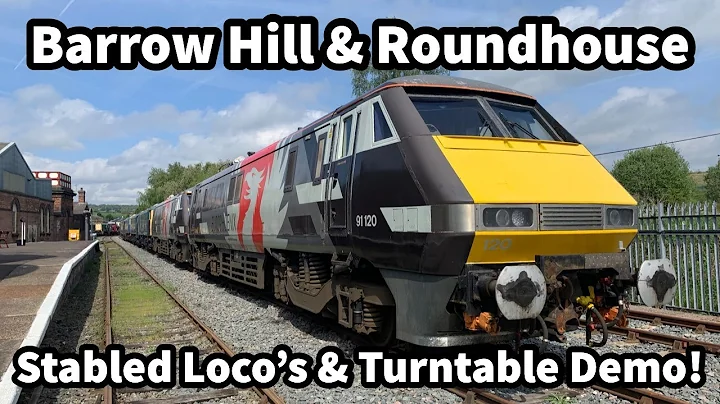 BARROW HILL Stabled Loco's & Roundhouse Turntable DEMO - May 2022 BIG Variety of Locomotives Onsite