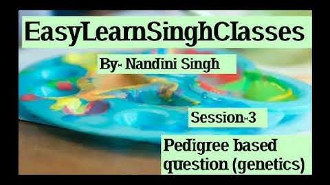 Session-3 | Pedigree based Q&A for DBT Jrf & other Medical exams by Nandini Singh