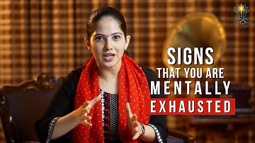 Signs That You Are Mentally Exhausted | Jaya Kishori | Motivational