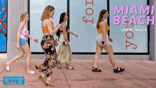 Miami Beach Spring Break Walk 4K Walking Tour Of Miami Beach, Florida Usa