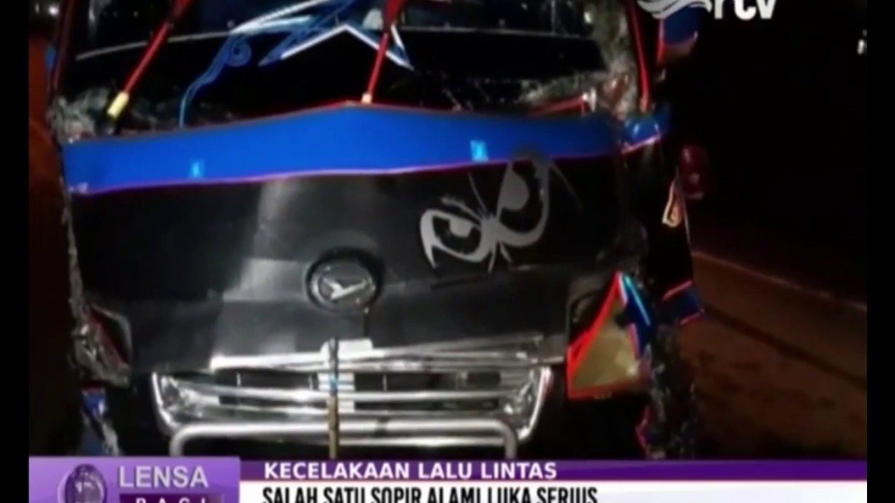 Kecelakaan Antara Minibus & Mobil Pick Up di Sumatera Utara - YouTube