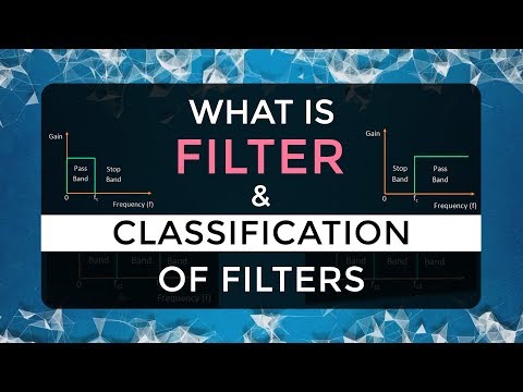 What is Filter & Classification of Filters | Four Types of Filters | Electronic Devices & Circuits